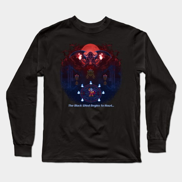 The Black Wind Long Sleeve T-Shirt by Kari Likelikes